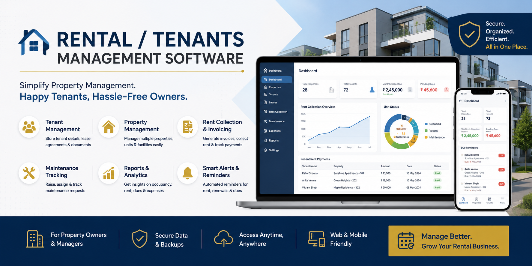 Tenant / Rental Management Software